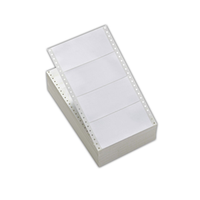 DOT MATRIX LABELS 89X24MM WHITE 3 ACROSS 2500/BX Box