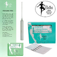 Out of Date, Ballet Electrolysis Needle, Stainless Steel, One Piece, K Shank #4, 50/Box, Price Discounted, While Stocks last Each