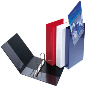 Bantex Insert Ring Binder, A4, 25mm, 3 D-Rings, Black, Each Each
