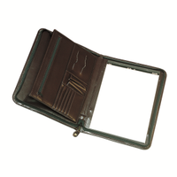 Bantex Noble Organiser Portfolio, A4, 4 Ring, with Zipper, Black, Each Each