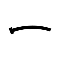 T Bands Curved Small #0.002 100/pk Pack