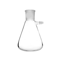 Mowbray Buchner Filter Flask, 500ml, Conical, 24/29 Socket, with Hose Connector, Borosilicate Glass, Each Each