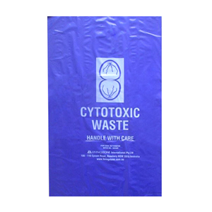 Livingstone Cytotoxic Biohazard Waste Bags, 60 x 100cm, 70 Litres, Purple, Heavy Duty Plastic, 100/Carton Carton