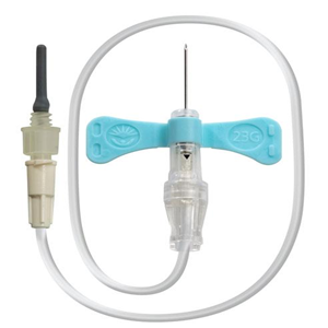 BD Vacutainer® Safety-Lok Blood Collection Set, with Luer Adapter, 21 Gauge x 0.75 Inch Needle, 12 Inches Tubing, 50/Box