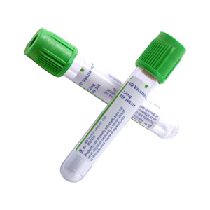 BD Vacutainer PST II Tube, 13 x 75mm, 3ml, Green Hemogard Closure, 100/Box Box