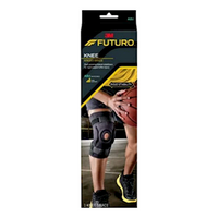 Futuro Hinged Knee Brace, Adjustable, Fits 40.6 - 55.9cm, Fits Left or Right Knees, Each Each