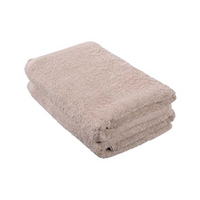 Bev Martin Pearl Towel, 70 x 140cm, No Header, Mushroom (Vat Dyed), 500GSM, Each Each