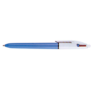 BIC Ballpoint Pen, 4 Colour In One, Blue/Red/Green/Black, 12/Pack Pack