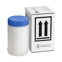Bio-Bottle, 850ml, 70 x 165(L) mm, 95 Kpa Tested, Leakproof, Blue Cap, Loose