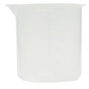 Livingstone Beaker, 50ml, Low Form, with Spout, Recyclable Polypropylene, Each Each
