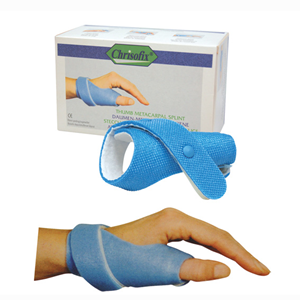 Blueline Metacarpal Thumb Splint, Small, with Textil, Each Each