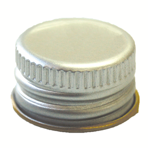 Livingstone Rubber Liner Aluminium Screw Cap for McCartney Bottle