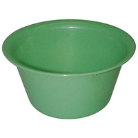 Livingstone Bowl Basin, 1200ml, 185mm Diameter x 90mm Height, Autoclavable Recyclable Plastic, Green, 10 Pieces/Carton Carton