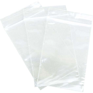 Livingstone Resealable Zip Lock Bag, 150 x 100 mm, 50 microns Thick, Recyclable Plastic, Clear, 100/Pack, 1000/Carton Carton