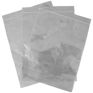 Livingstone Resealable Zip Lock Bag, 330 x 180 mm, 50 microns Thick, Recyclable Plastic, Clear, 100/Pack, 1000/Carton Carton