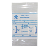 Livingstone Resealable Zip Lock Bag, 90 x 160 mm, with UN Logo, Recyclable Plastic, Clear, 1000/Pack Pack