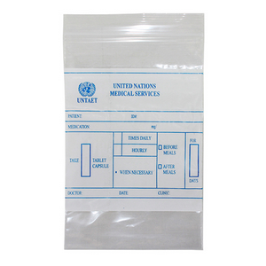Livingstone Resealable Zip Lock Bag, 90 x 160 mm, with UN Logo, Recyclable Plastic, Clear, 1000/Pack Pack