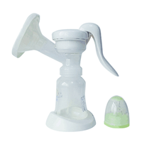 Livingstone Rotatable Manual Hand Breast Pump, Standard Breast Cup, with Bottle and Base, Each Each