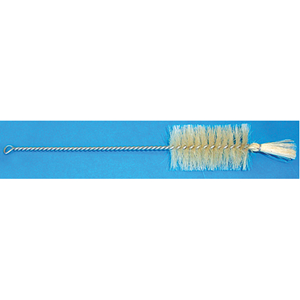 Flask Brush Nylon with Fan-shaped End, 5x5x10 cm Brush, 31 cm Overall Length. Each