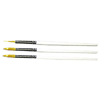 Porcelain Application Brush Set Of 3 Set