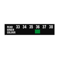 Bayport Urine Temperature Strips, Reads Up to 33-38degC, Reversible, 38 x 8mm, 62 Pieces/Sheet Set