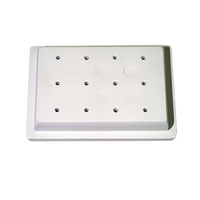 Bur Stand, 12 Hole, Friction Grip, Recyclable Plastic, Each Set