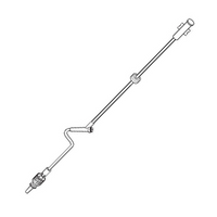 Baxter Interlink Extension Set with Non Return Valve Luer Lock Adapter, Each MOQ 100pcs Each