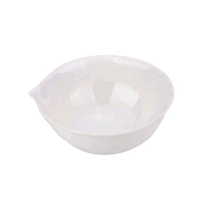 Livingstone Evaporating Dish, 50ml, 70 Diameter x 28 Height mm, Round Bottom with Spout, Porcelain, 20/Box Kit