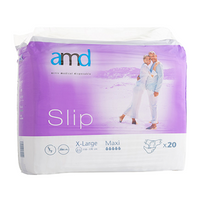 AMD Slip Adult Pad, Cotton Feel, Maxi Absorbent, Extra Large, 110-170cm, 4000ml, 20 Pieces/Bag Bag