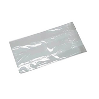 QIS Packaging Cellophane Bags, 100 x 200mm, 50mm Gusset, Clear, 1,000 Pieces/Carton Carton