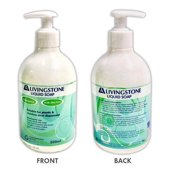 Livingstone Anti-Bacterial Liquid Hand Wash Soap