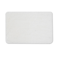 Deluxe Bath Mat, 60 x 70cm, White, Each Each