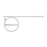 Livingstone Nelaton Male Catheters, 12FG, White Colour, 38cm Length, Single Wrapped, Sterile, Each Each