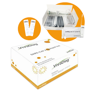 Out of Date VivaDiag COVID-19 Rapid Antigen Test RAT, Nasal/Oral, AHPRA Use, 25 Tests/Box, Price Discounted, While Stocks Last Box
