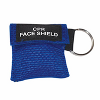 Livingstone Resus-o-mask Resuscitation CPR Face Shield, with CPR Guide and Key Ring, in Blue Nylon Bag, Latex Free, 50/Carton (Deal) Kit