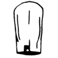CAULK TYPE CROWNS P1 (CW12) 5/PK Pack
