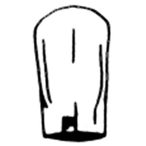 Caulk type crowns P4 loose Each