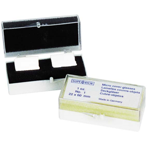 Microscope Cover Slip, 24 x 60mm, No. 1 Thickness, Borosilicate 3.3 Glass, 54 Pieces/Ounce Ounce