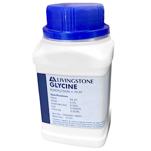 Glycine, Analytical Grade, 500g, Each Each