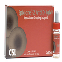 Epiclone -2 Anti-D (IGM) Blood Reagent 10 ml, Refrigerated Handling, 5/Pack Pack