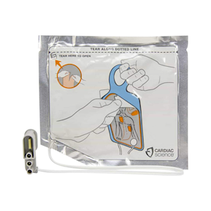 Cardiac Science Automated External Defibrillator, Powerheart G5, Adult Defibrillator Pads, 1 Pair/Pack Pair