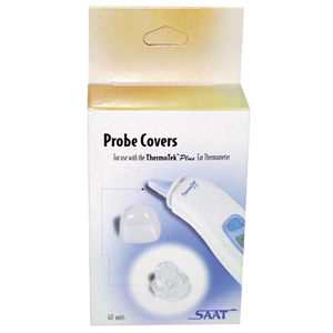 THERMO TEK EAR THERMOMETER PROBE COVER, 40/PK Pack