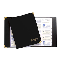 BUS. CARD HOLDER A4 EXECUTIVE BLACK EACH Each