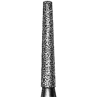 Dica 559 Diamond Burs, Long Taper Fissure, ISO 173524 #12, Friction Grip, Medium, Each Each