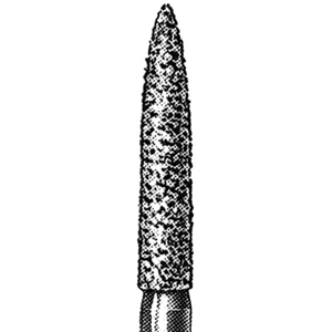 Ad 562 Diamond Burs, Flame, ISO 249524 #16, Friction Grip, Medium, Each Each