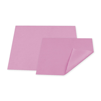 Livingstone Dental Bib or Head Pad, Unfolded, 4-ply Waterproof Lined, 31 x 50cm, Large, Pink, 250/Box Pack