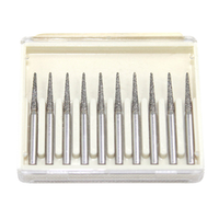 3D Diamond Burs, Friction Grip, 858-014, 1/Pack Pack