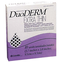 Duoderm Extra Thin Dressing, 10 x 10cm, 10/Pack (187955) Pack
