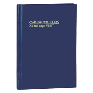 NOTEBOOK COLLINS A4 SHORT EACH Each