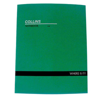 WHERE IS IT INDEX BOOK GRN #938 A4 A-Z 120PG EA Each